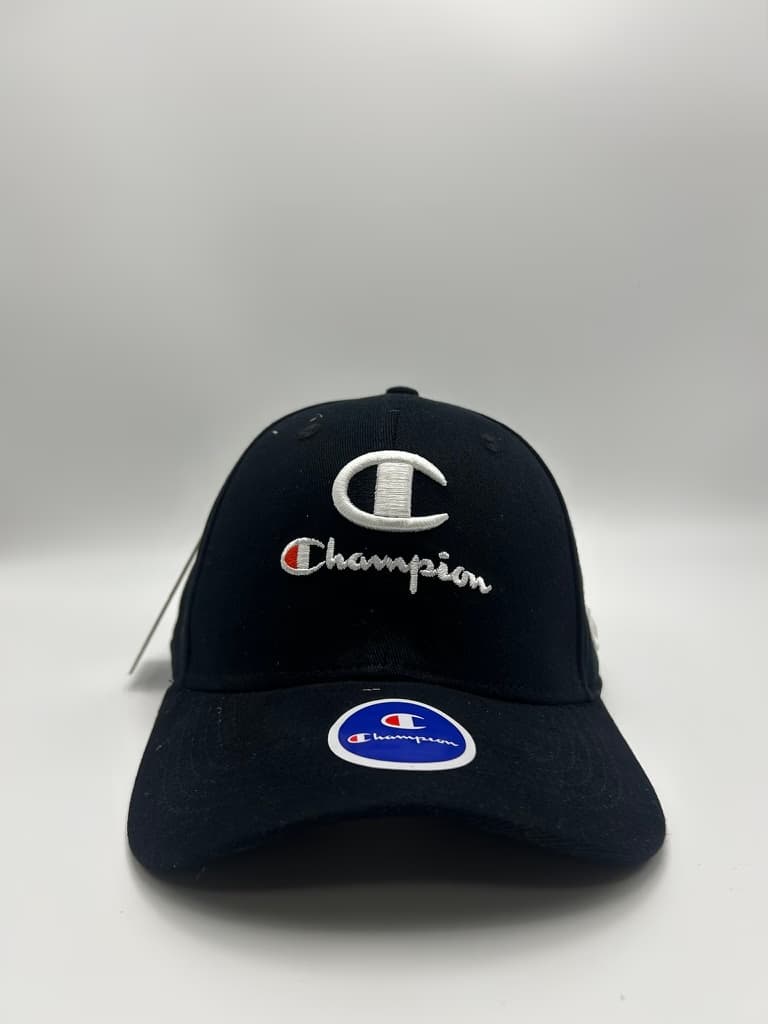 Boné Champion Preto aba curva