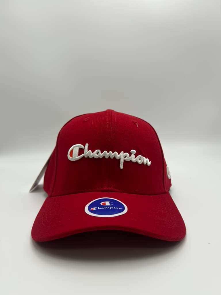 Boné Champion Vermelho aba curva