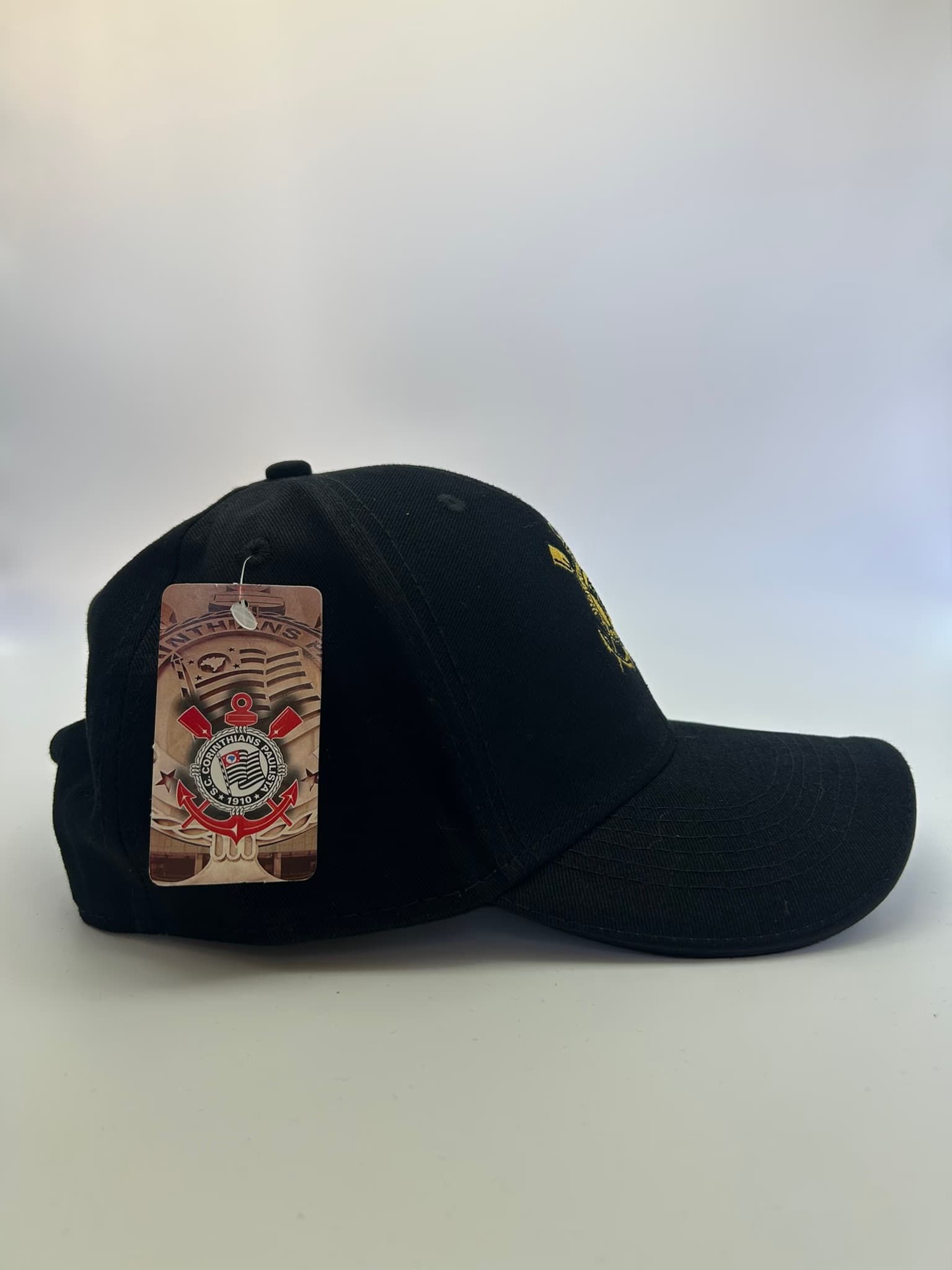 Boné Corinthians Bordado Dourado imagem 3