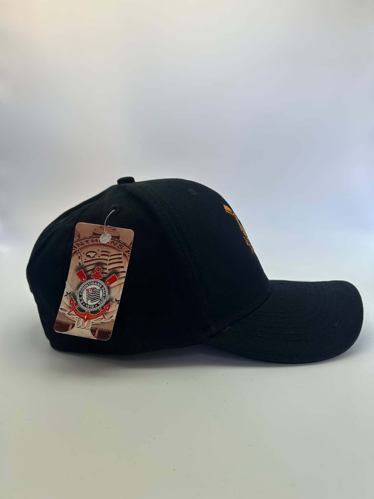 Boné Corinthians Bordado Laranja imagem 3